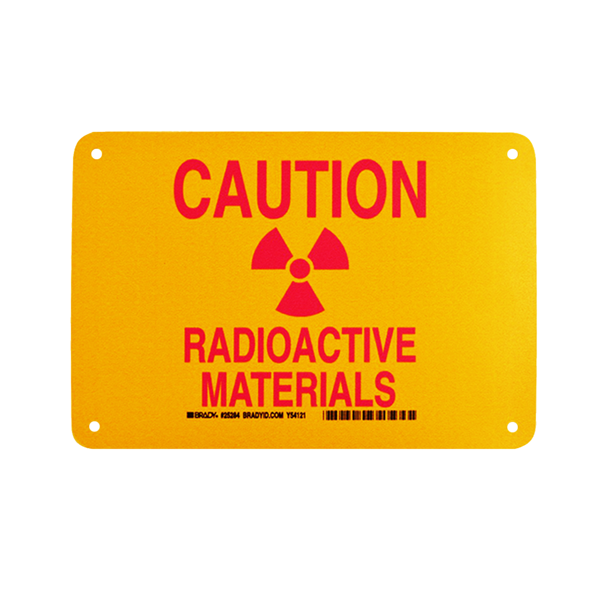 Radioactive Materials Caution Sign