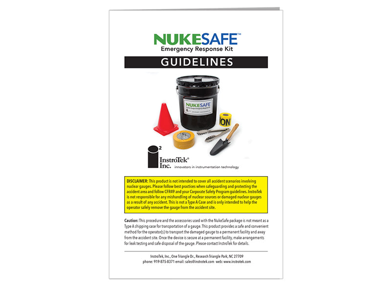 NukeSafe™ Nuclear Gauge Emergency Response Kit