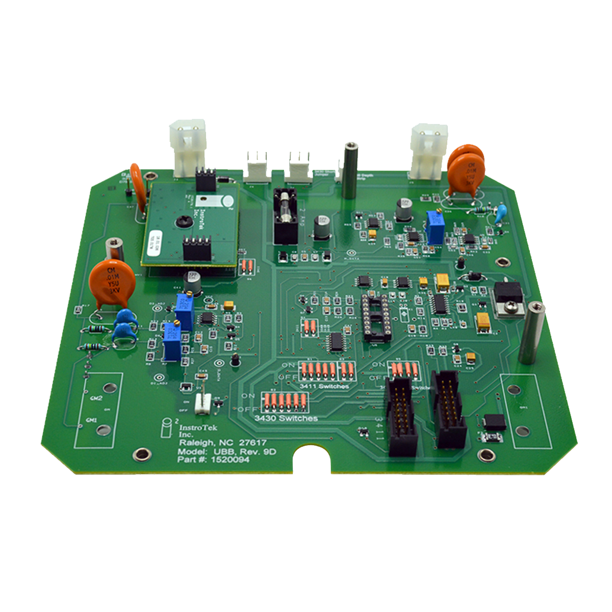 Baseboard with High Voltage Module - For InstroTek 3500/Xplorer 2, Troxler 3411, 3430 & 3440