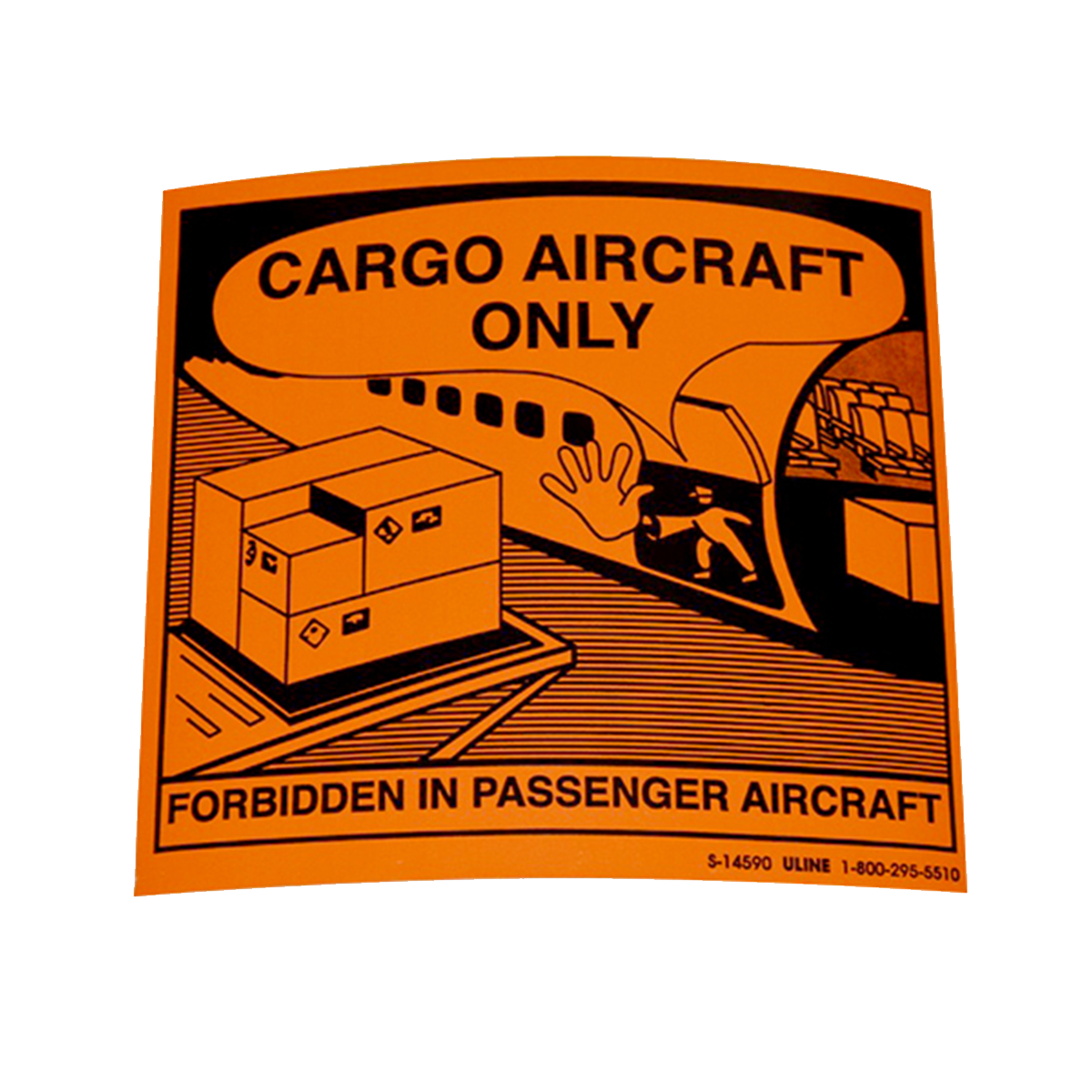 Cargo Aircraft Only Label