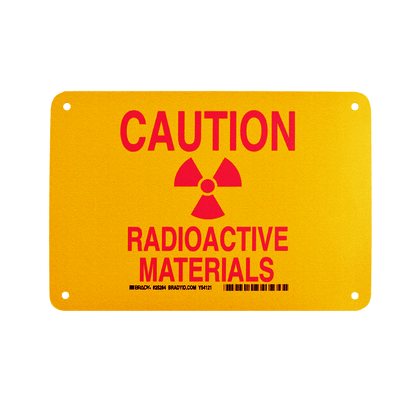 Radioactive Materials Caution Sign