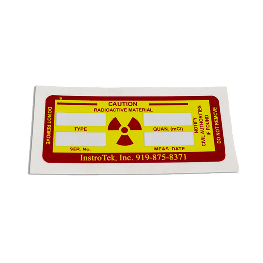 Source Rod Label