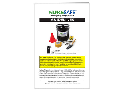 NukeSafe™ Nuclear Gauge Emergency Response Kit